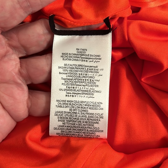 NWT BCBGMAXAZRIA Cut Out Viscose Dress - Picture 7 of 7